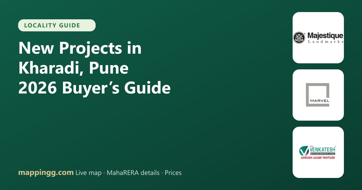 New Projects in Kharadi, Pune (2026): 2, 3 & 4 BHK Prices, Possession & RERA