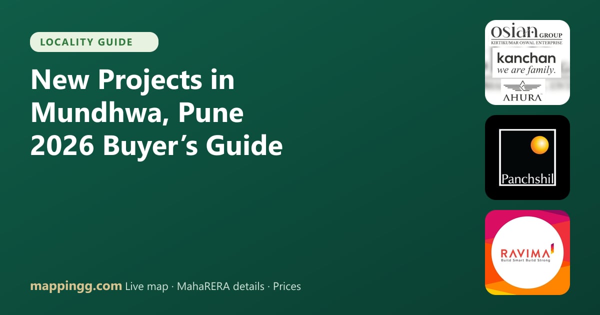 New Projects in Mundhwa, Pune (2026): Prices, BHK Options & RERA Details